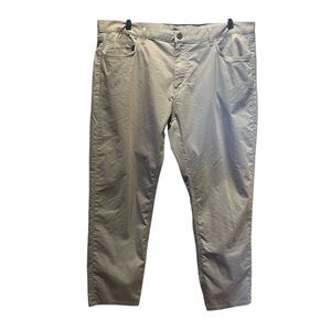 Faherty Men’s Movement 5 Pocket Pants Gray Size 38